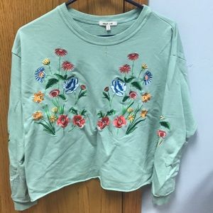Embroidered sweater